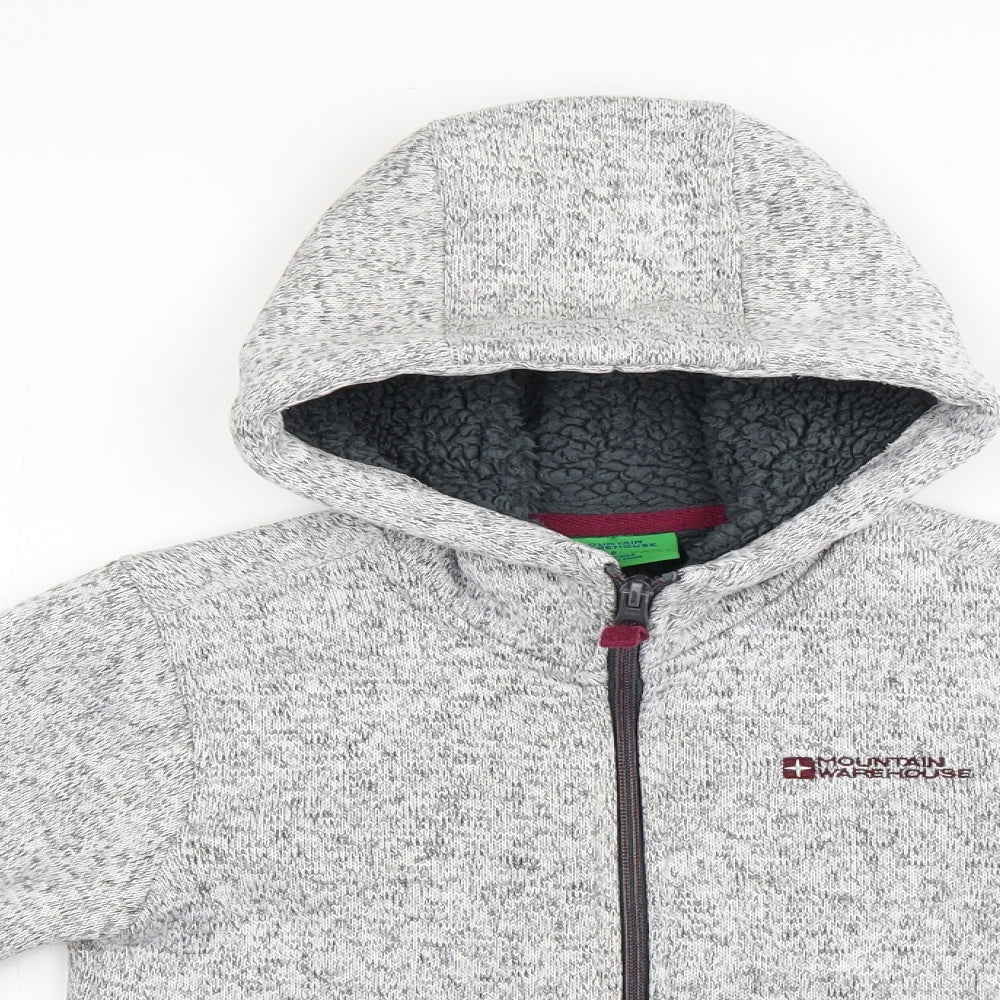 Mountain Warehouse Boys Grey   Full Zip Hoodie Size 7-8 Years