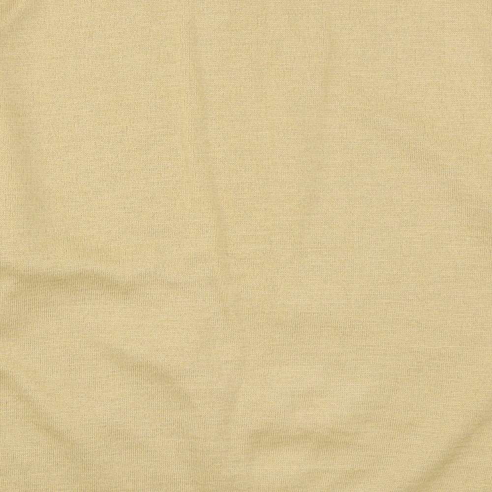Gabicci Mens Beige  Knit Pullover Jumper Size XL