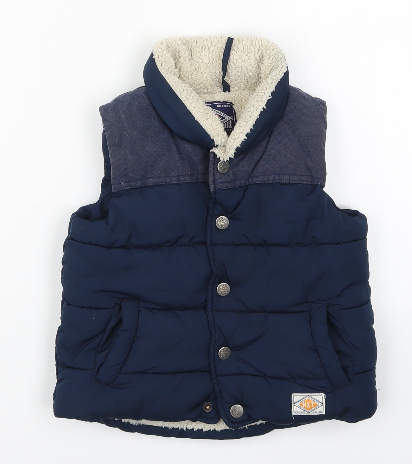 NEXT Boys Blue   Gilet Coat Size 2-3 Years