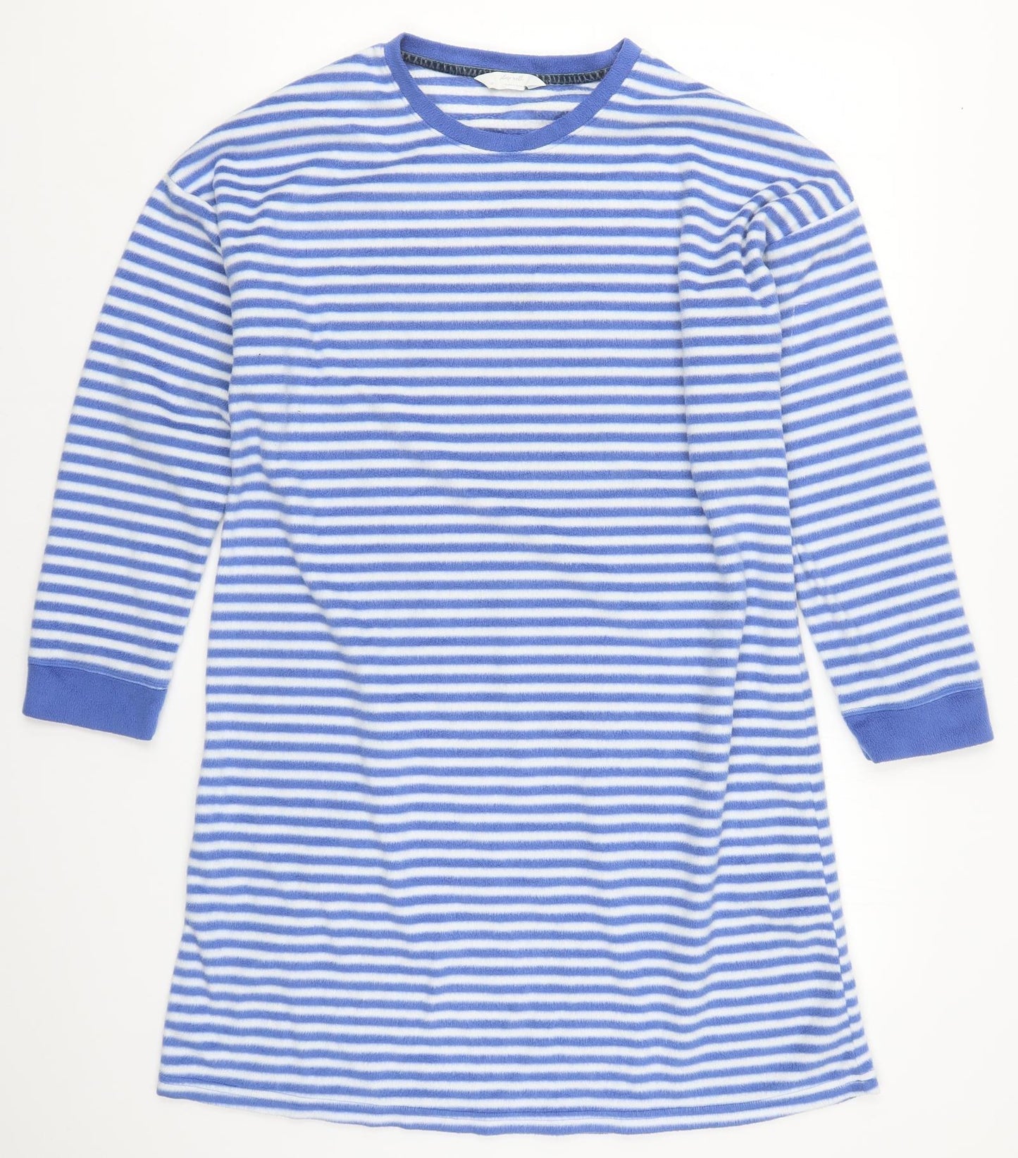 Marks and Spencer Womens Blue Striped  Top Pyjama Top Size 16
