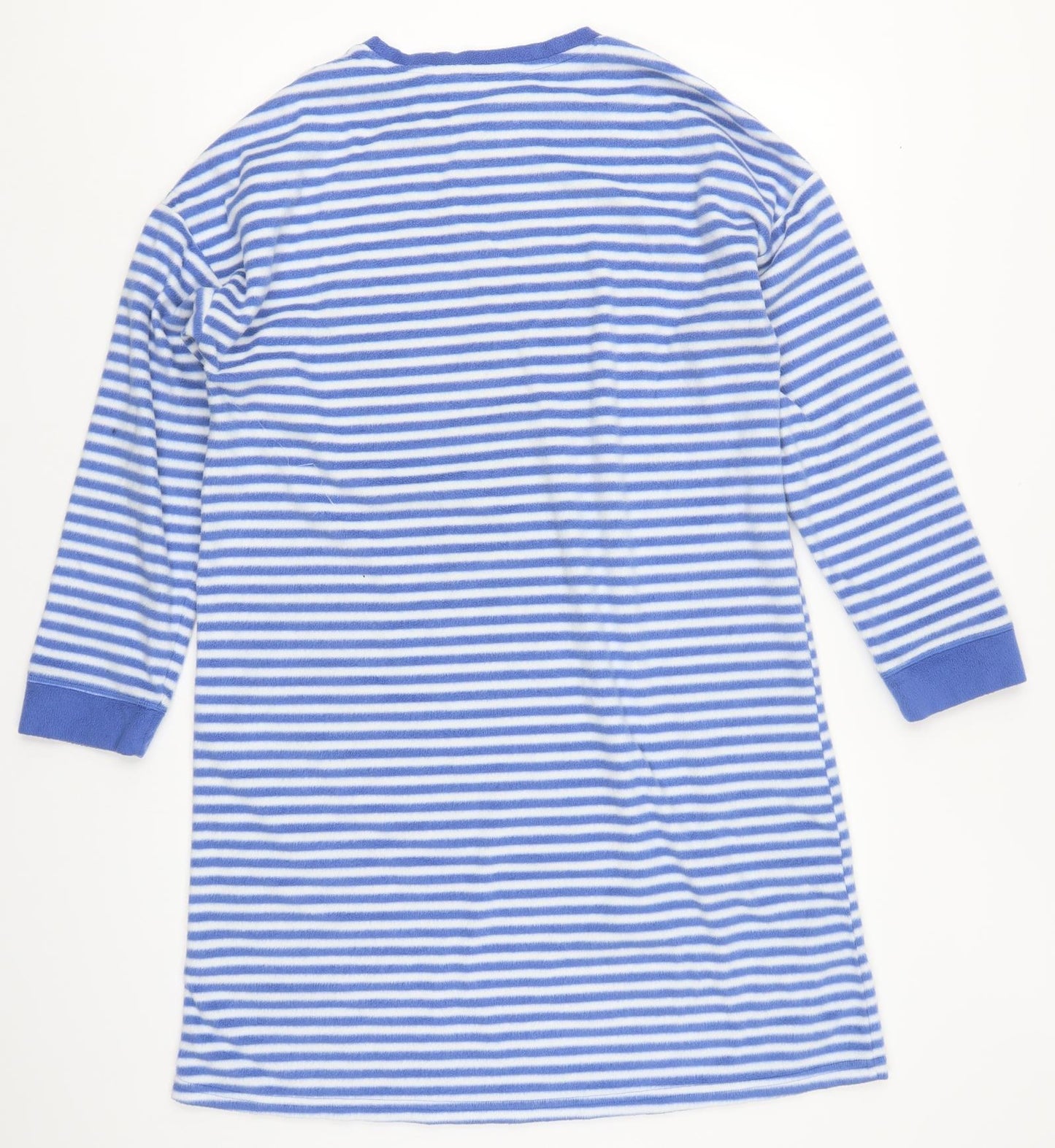 Marks and Spencer Womens Blue Striped  Top Pyjama Top Size 16