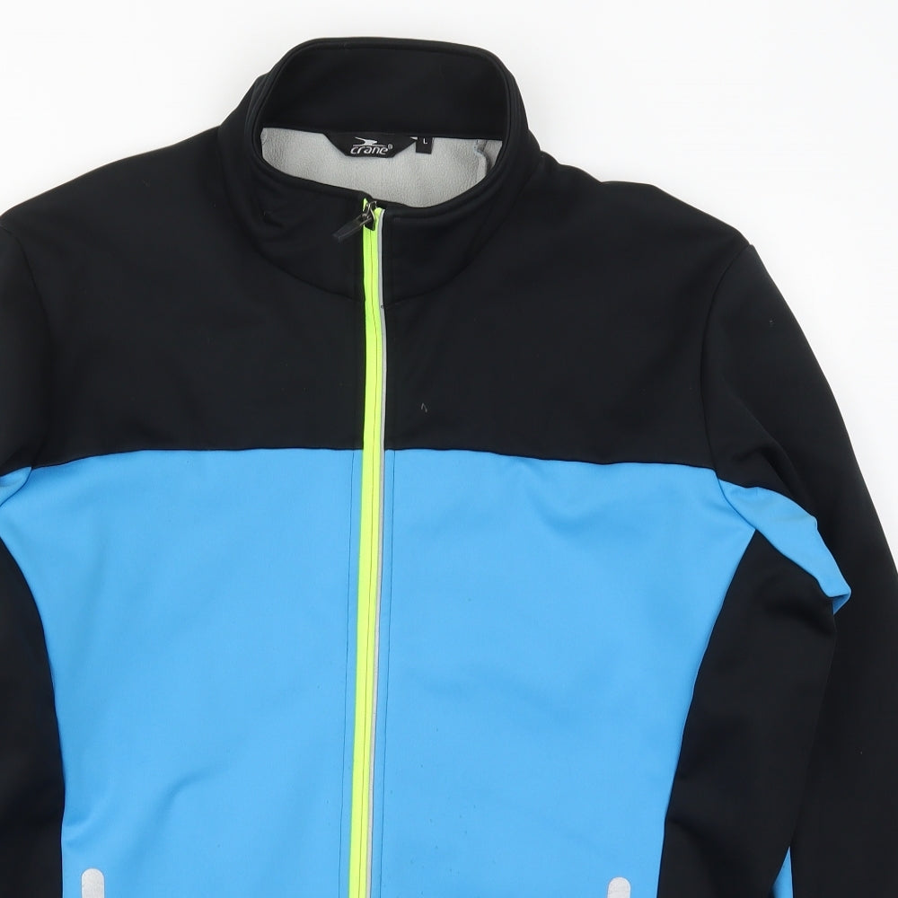 Crane Mens Blue   Jacket  Size L  - Colourblock