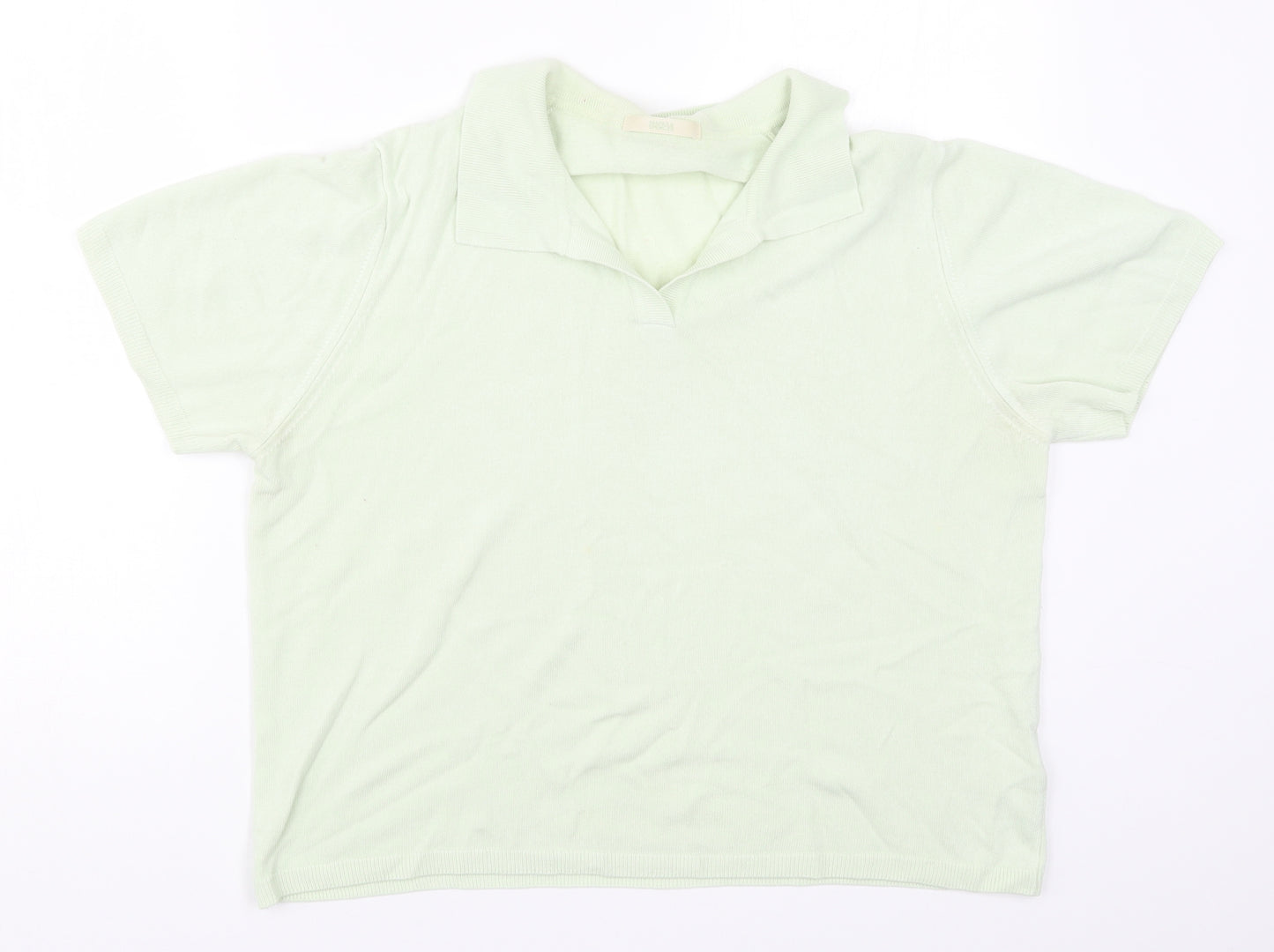 Marks and Spencer Womens Green   Basic Polo Size 20