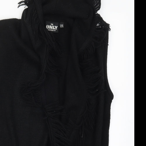 The One and Only Womens Black  Knit Cardigan Jumper One Size