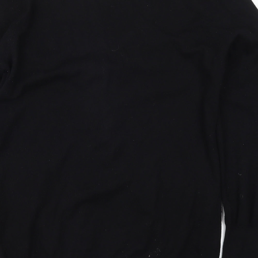 South Womens Black  Knit Cardigan Jumper Size 16