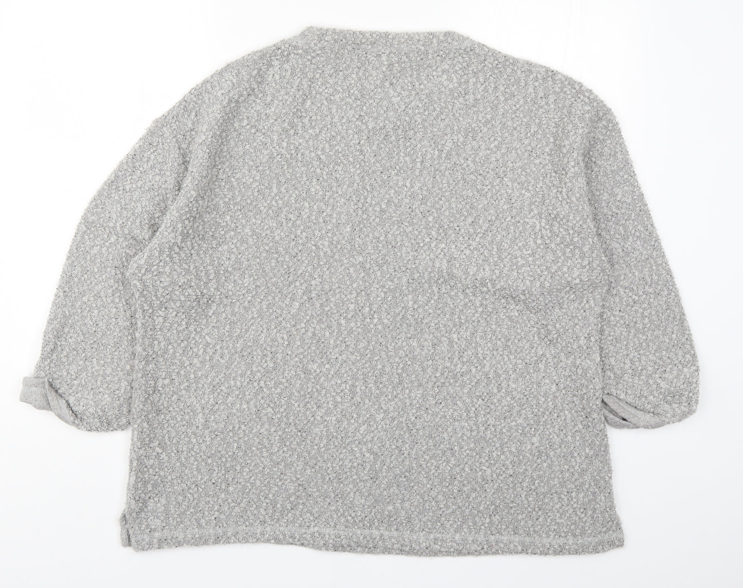 EWM Womens Grey  Knit Pullover Jumper Size 22