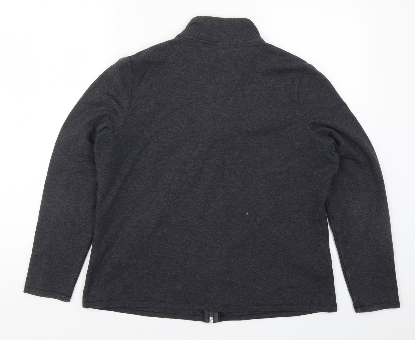 Marks and Spencer Womens Grey   Full Zip Sweatshirt Size 18