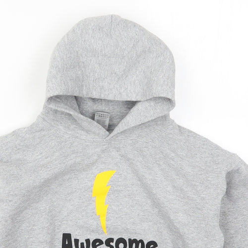 Goldan Boys Grey   Pullover Hoodie Size S  - Awesome