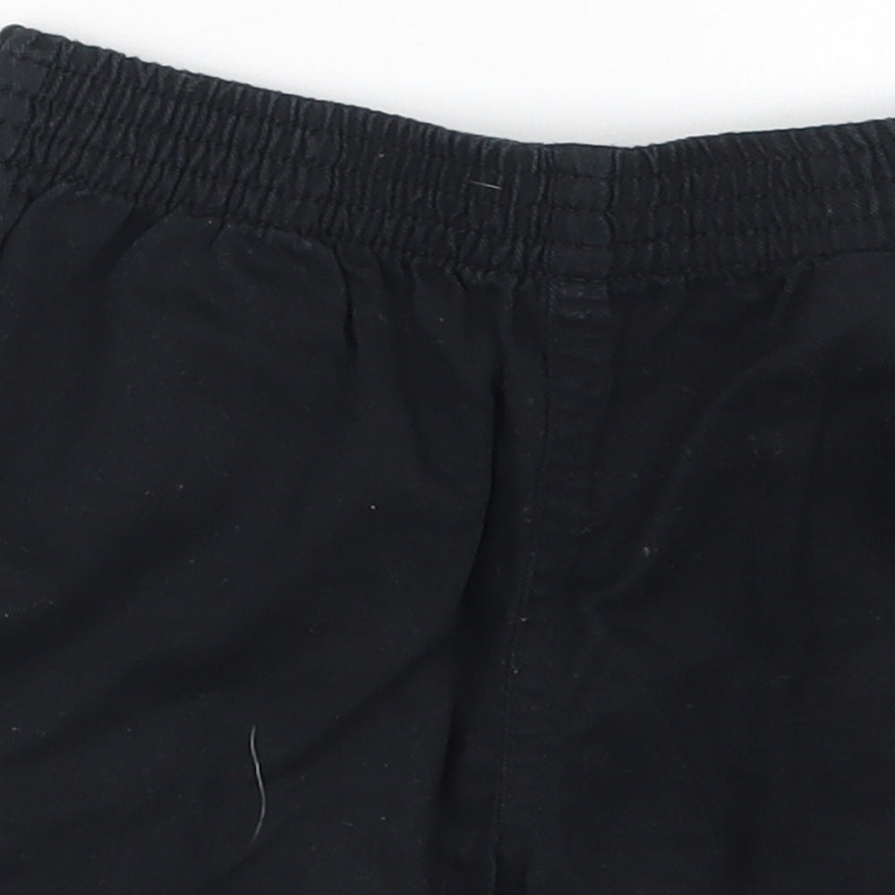 George Boys Black  Denim Bermuda Shorts Size 6-7 Years