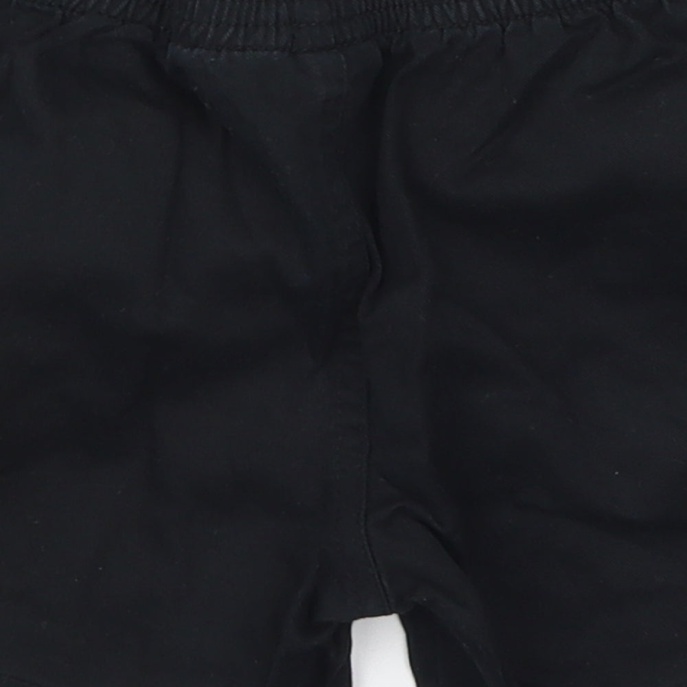 George Boys Black  Denim Bermuda Shorts Size 6-7 Years