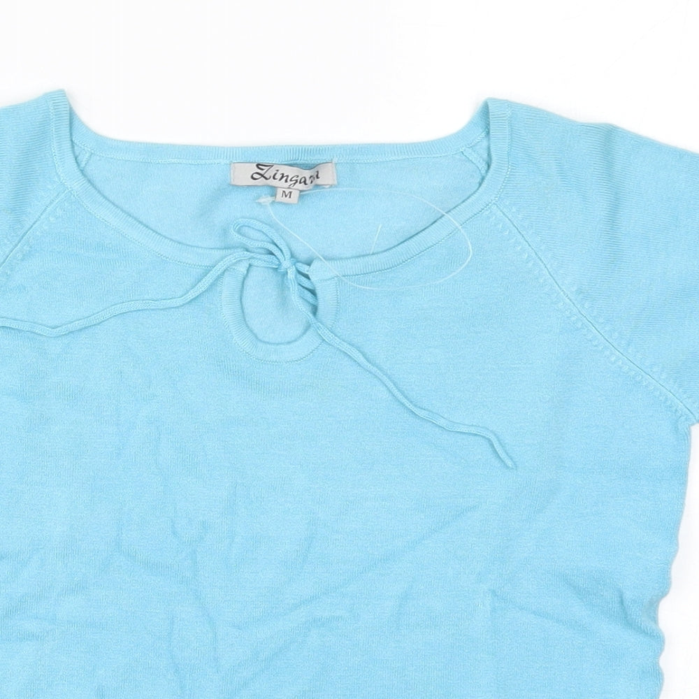 Lingara Womens Blue   Basic T-Shirt Size M