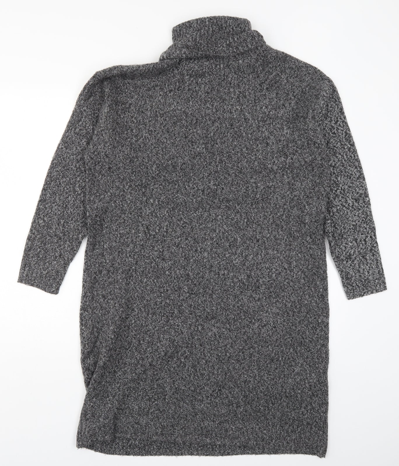 Cascata Womens Grey  Knit Jumper Dress  Size XL