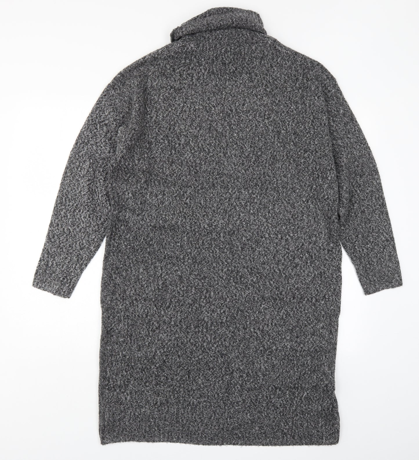Cascata Womens Grey  Knit Jumper Dress  Size XL