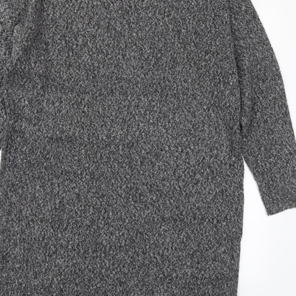 Cascata Womens Grey  Knit Jumper Dress  Size XL