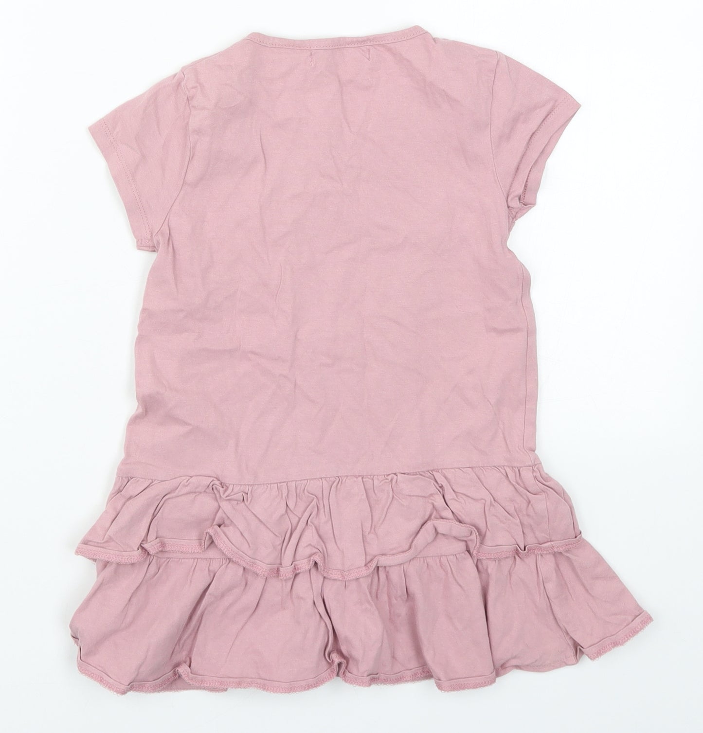 La Redoute Girls Pink   Basic T-Shirt Size 5 Years  - Star