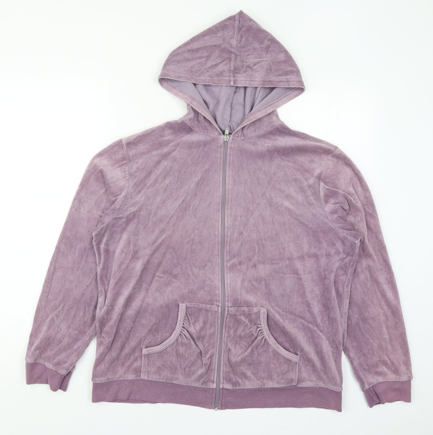 Resume Womens Purple   Full Zip Hoodie Size 20