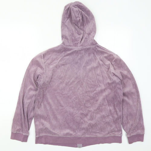 Resume Womens Purple   Full Zip Hoodie Size 20