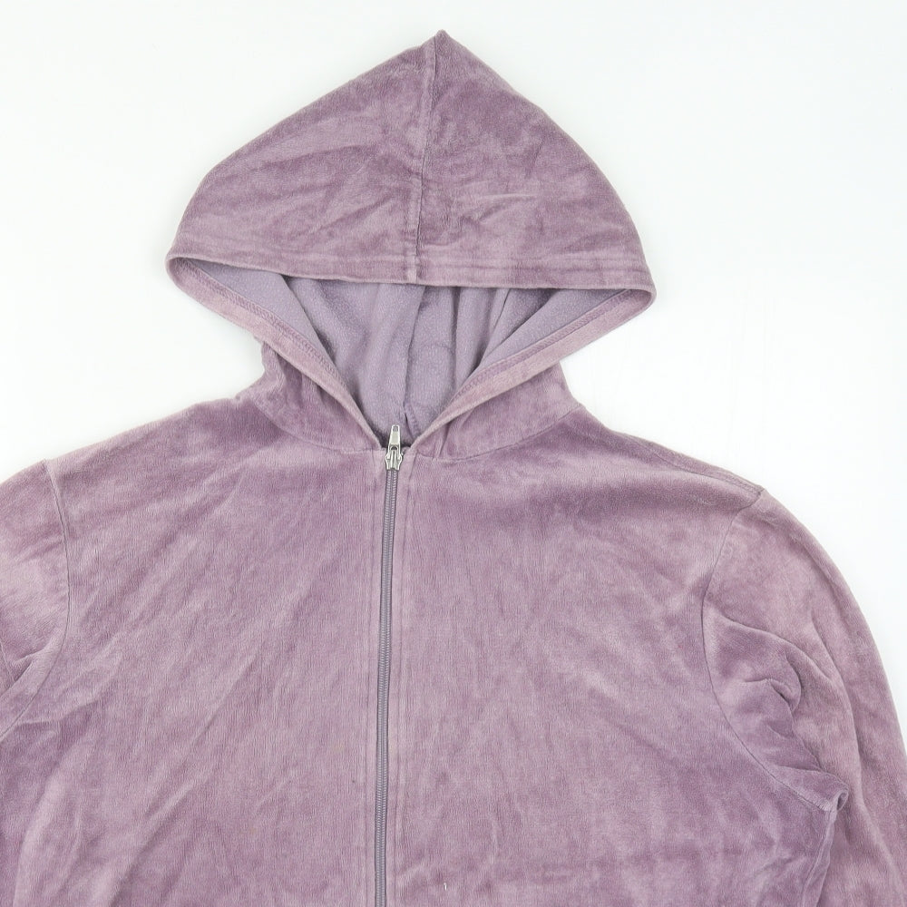 Resume Womens Purple   Full Zip Hoodie Size 20