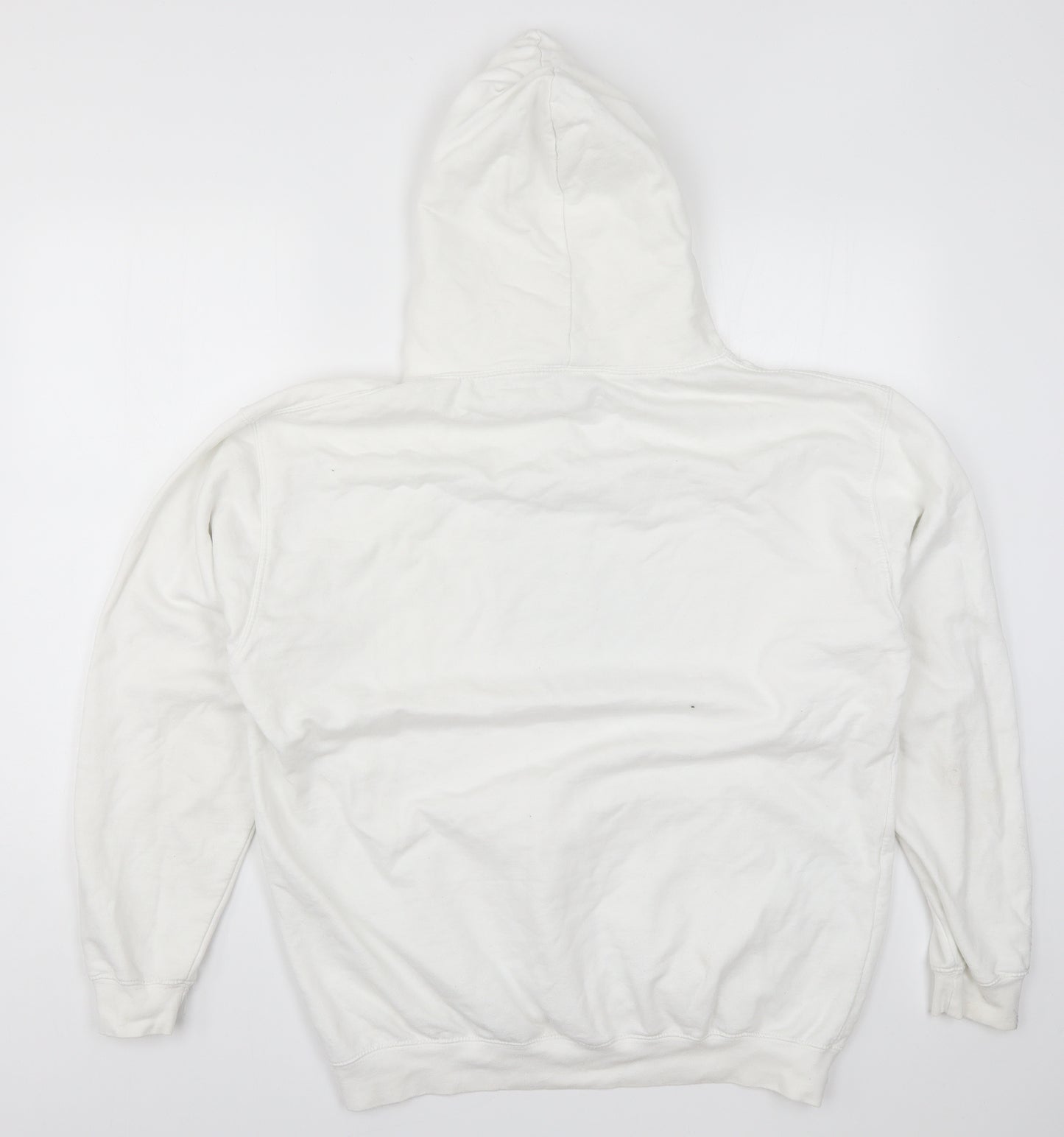 Preworn Mens White   Pullover Hoodie Size XL  - Saw