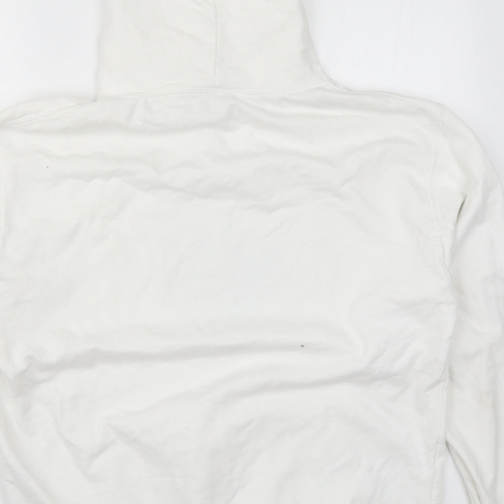 Preworn Mens White   Pullover Hoodie Size XL  - Saw