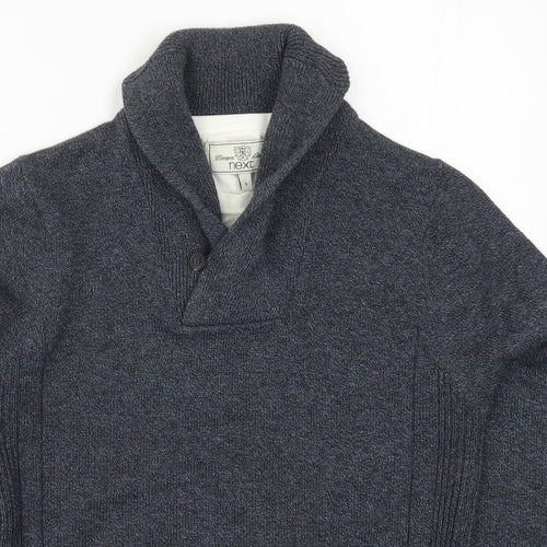 NEXT Mens Blue  Knit Pullover Jumper Size S
