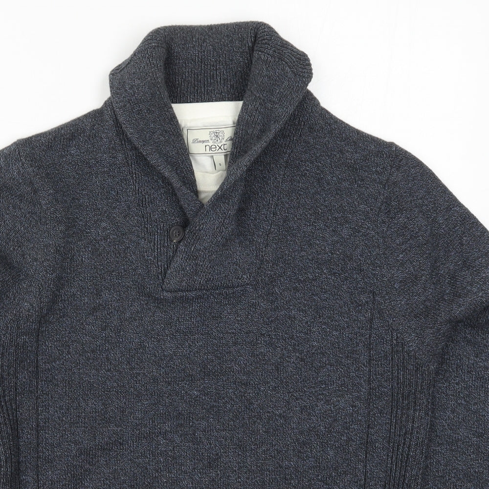 NEXT Mens Blue  Knit Pullover Jumper Size S