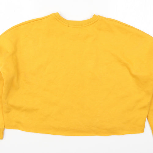 Primark Womens Yellow   Pullover Sweatshirt Size 6