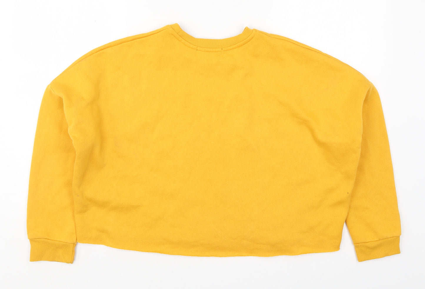 Primark Womens Yellow   Pullover Sweatshirt Size 6