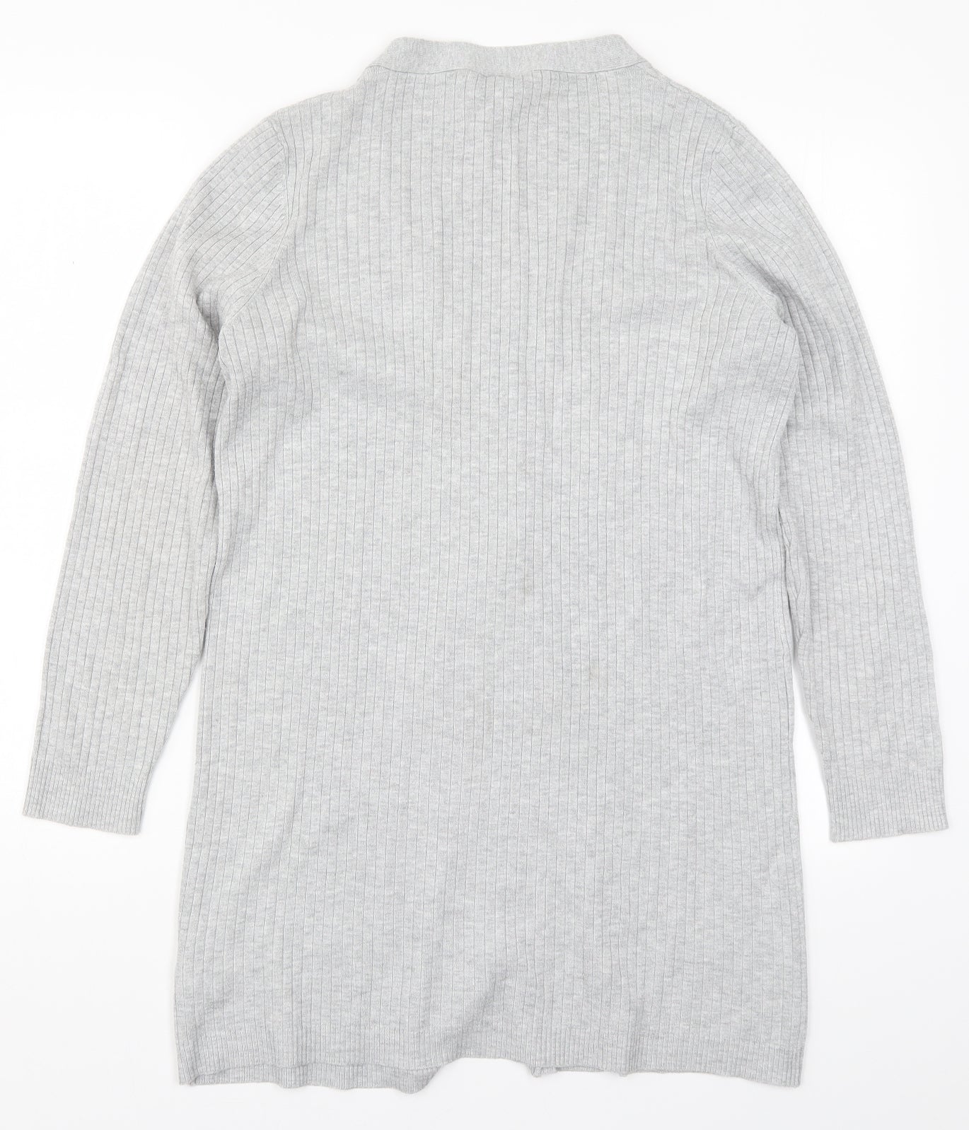 H&M Womens Grey  Knit Cardigan Jumper Size L