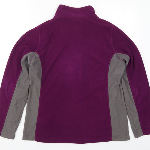 Hi Gear Womens Purple  Fleece Jacket  Size 14