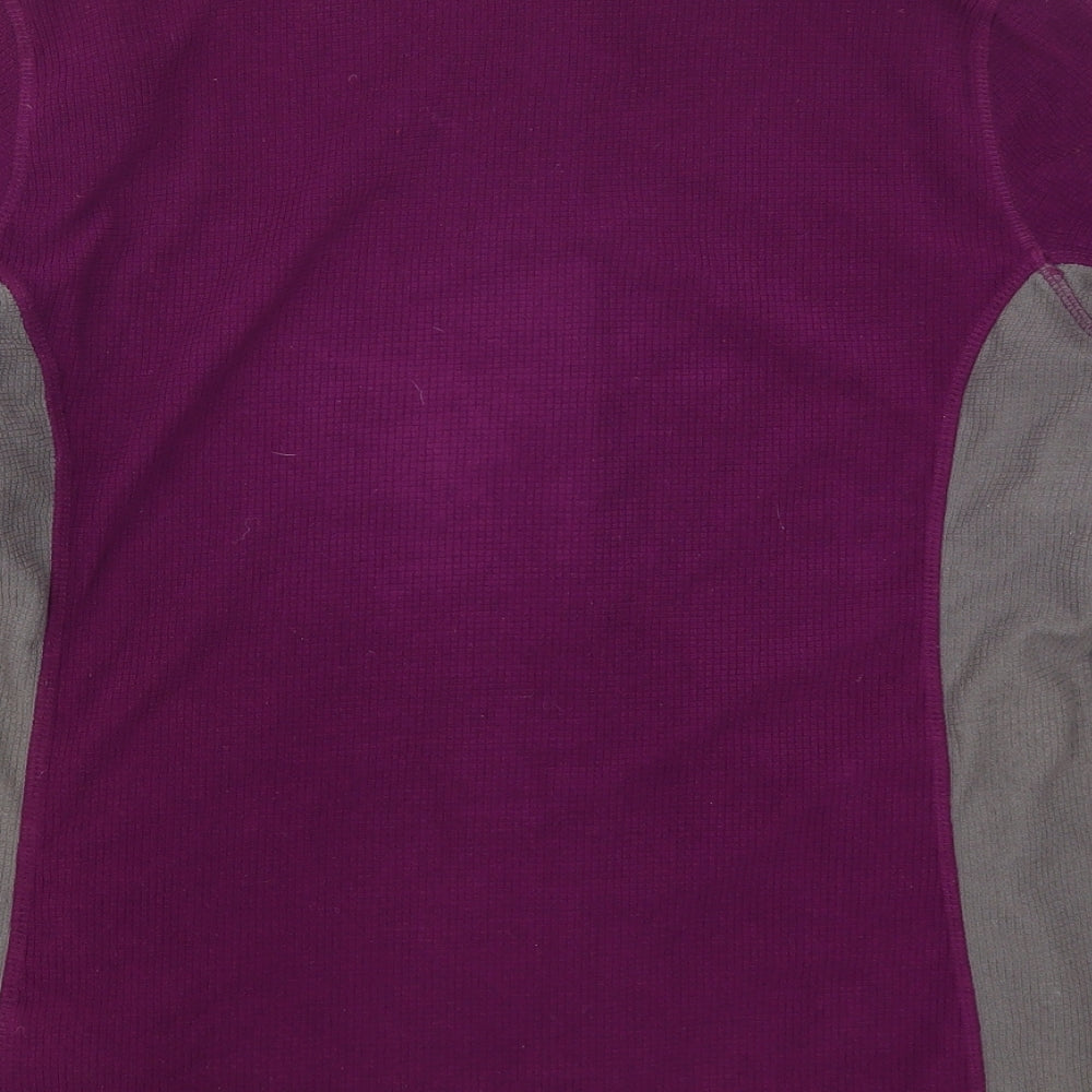 Hi Gear Womens Purple  Fleece Jacket  Size 14