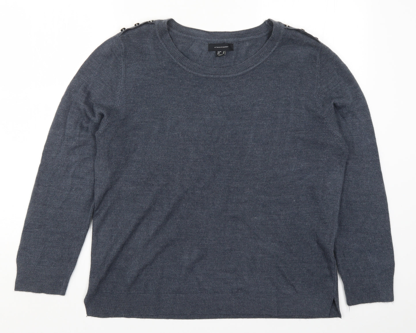 Marks and Spencer Womens Blue  Knit Pullover Jumper Size 18