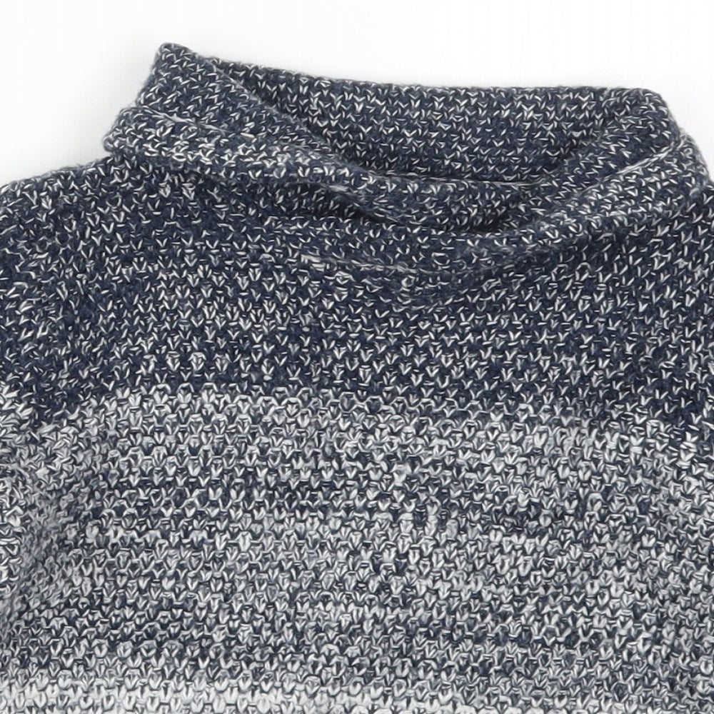 Primark Boys Blue  Knit Pullover Jumper Size 6-7 Years  - Ombre