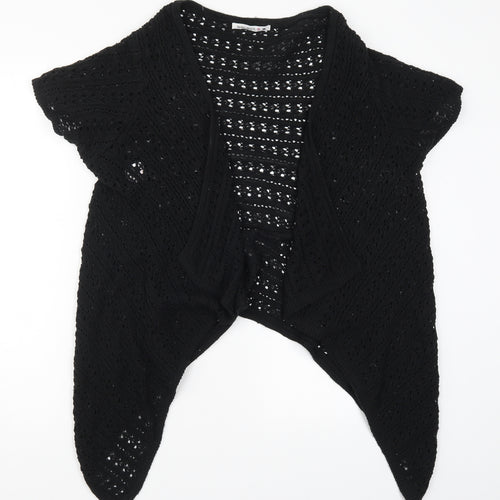 Select Womens Black  Knit Cardigan Jumper Size 16