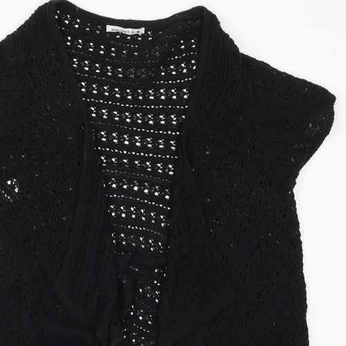 Select Womens Black  Knit Cardigan Jumper Size 16