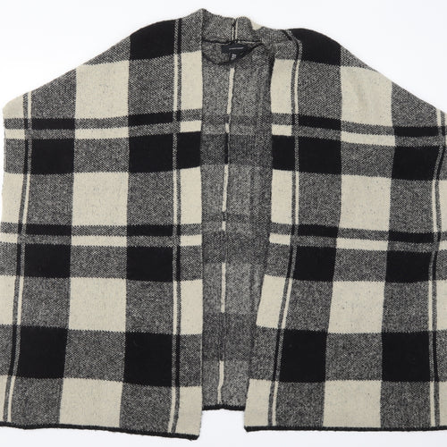 Atmosphere Womens Beige Check Knit Cardigan Jumper One Size