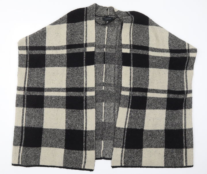 Atmosphere Womens Beige Check Knit Cardigan Jumper One Size