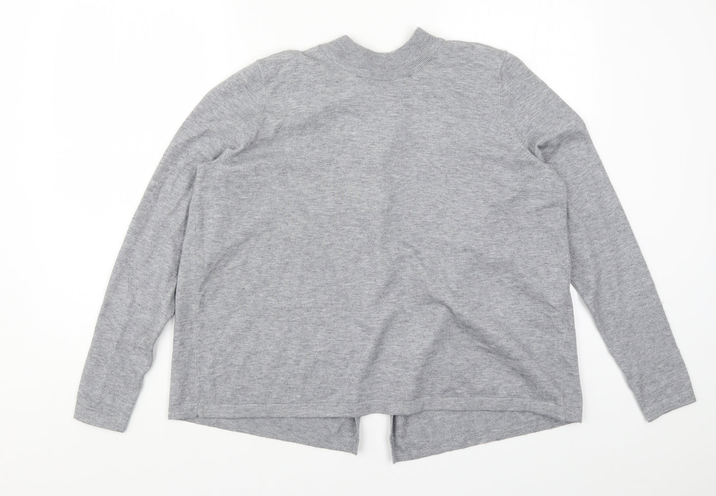 TU Womens Grey  Knit Pullover Jumper Size 14