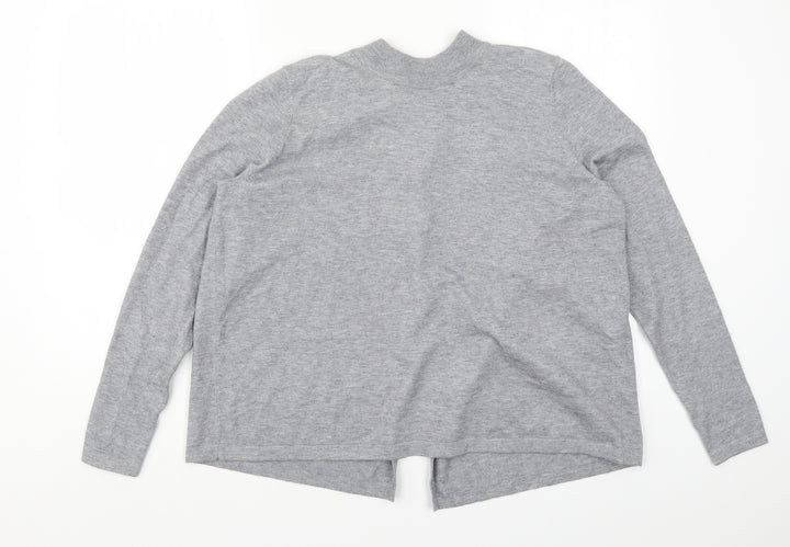 TU Womens Grey  Knit Pullover Jumper Size 14