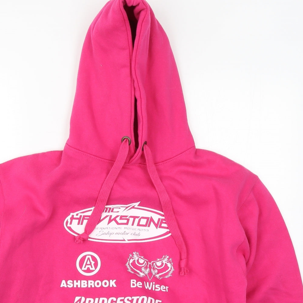 cotton Ridge Womens Pink   Pullover Hoodie Size M  - SMC Hawkstone Motorcross