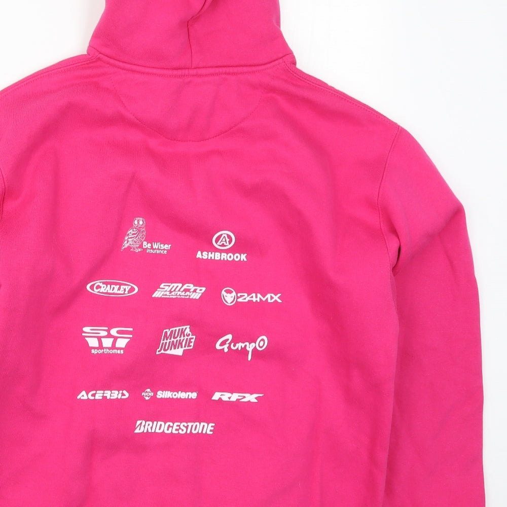 cotton Ridge Womens Pink   Pullover Hoodie Size M  - SMC Hawkstone Motorcross
