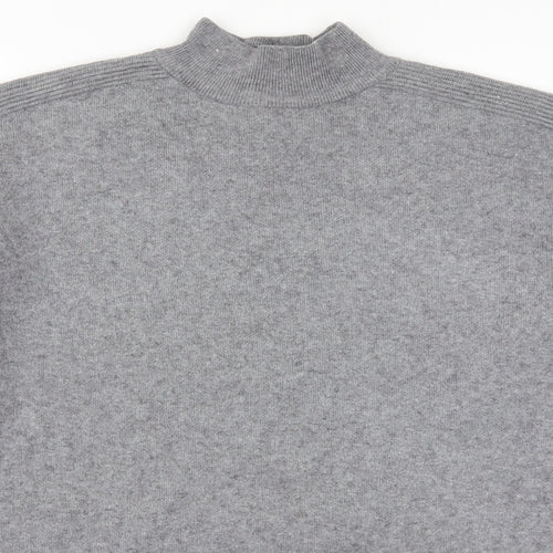 Quiz Womens Grey  Knit Pullover Jumper Size M  - Fluffy Sleeves