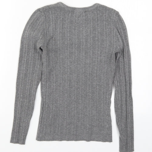Primark Womens Grey  Knit Pullover Jumper Size 10