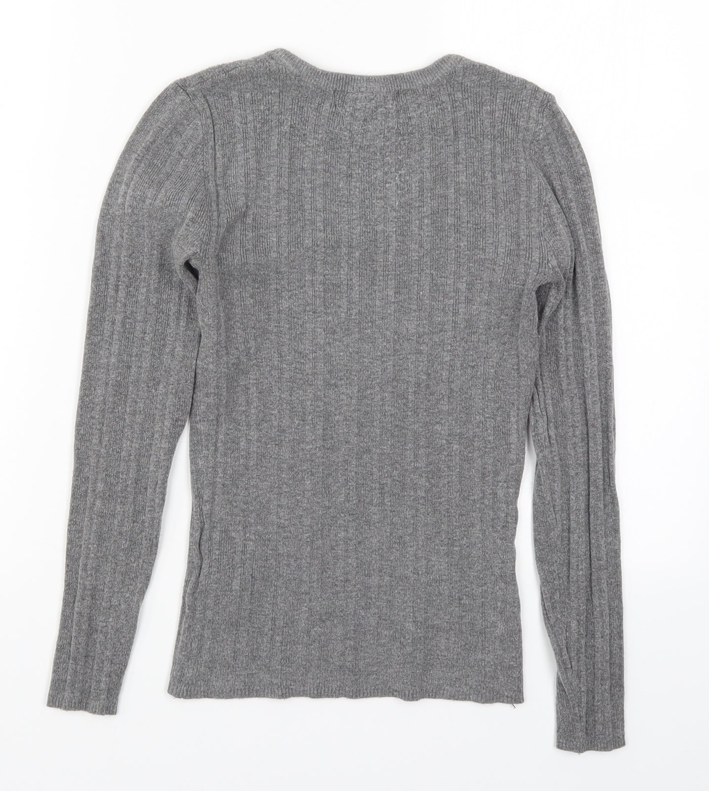 Primark Womens Grey  Knit Pullover Jumper Size 10