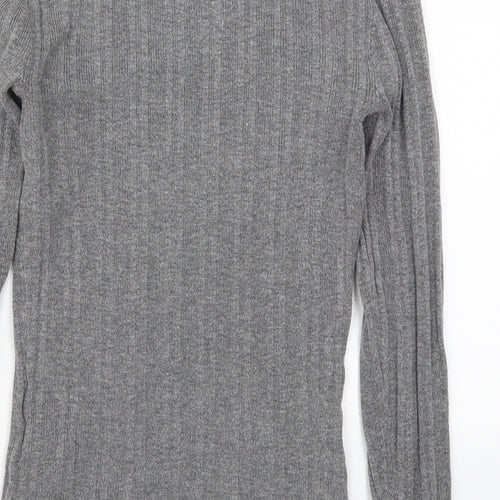 Primark Womens Grey  Knit Pullover Jumper Size 10