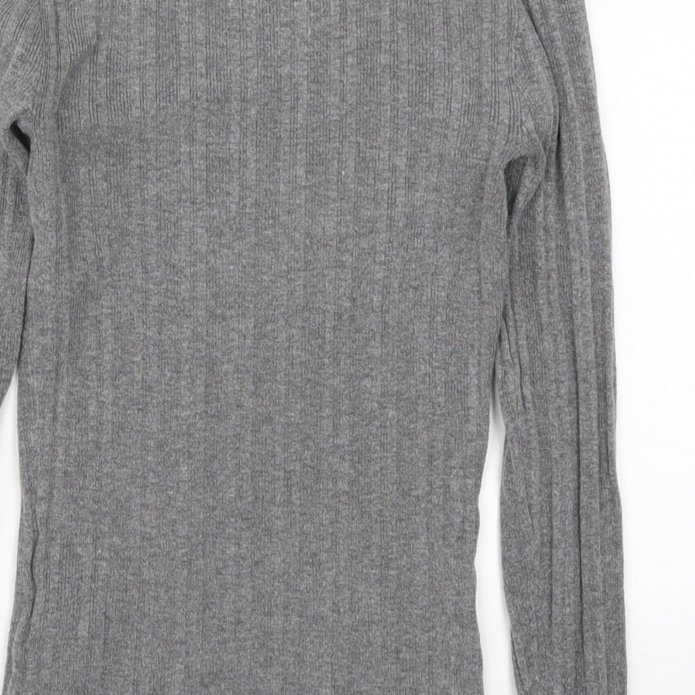 Primark Womens Grey  Knit Pullover Jumper Size 10