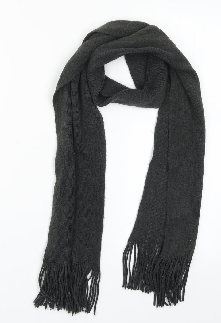 Preworn Womens Grey Knit Scarf