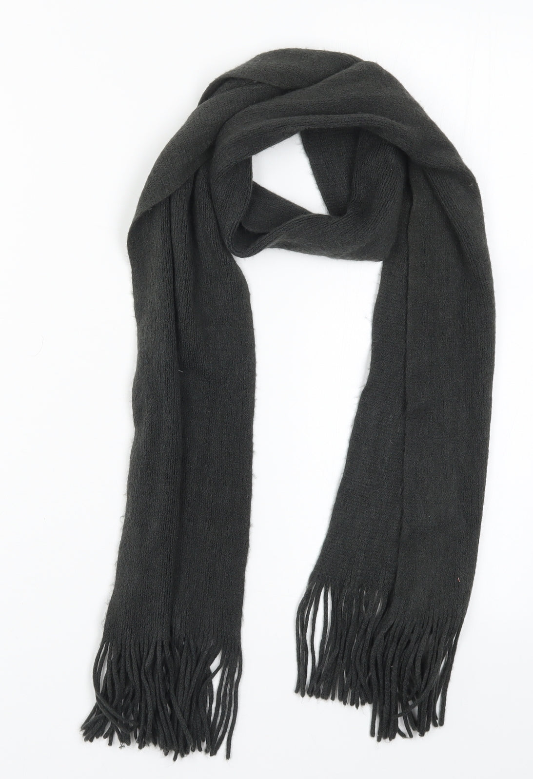 Preworn Womens Grey  Knit  Scarf