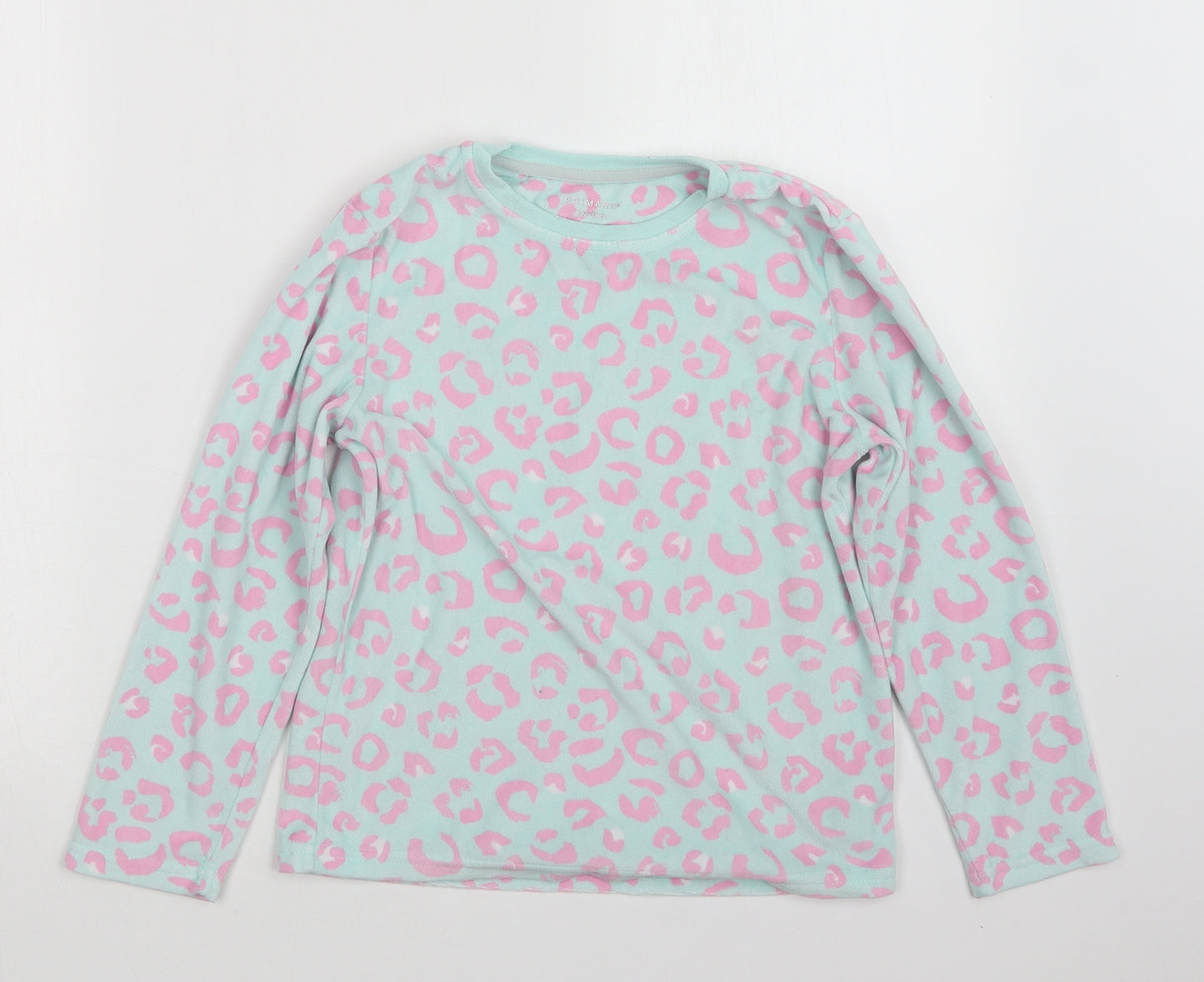 Primark Girls Blue Animal Print  Top Pyjama Top Size 8-9 Years