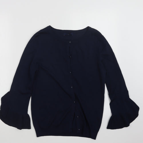 NEXT Womens Blue  Knit Cardigan Jumper Size 8